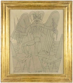 Diavoletto Alato - Drawing by Fortunato Depero - 1946/47