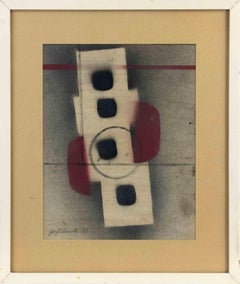 Composition abstraite de Mario Guglielmotti, 1973