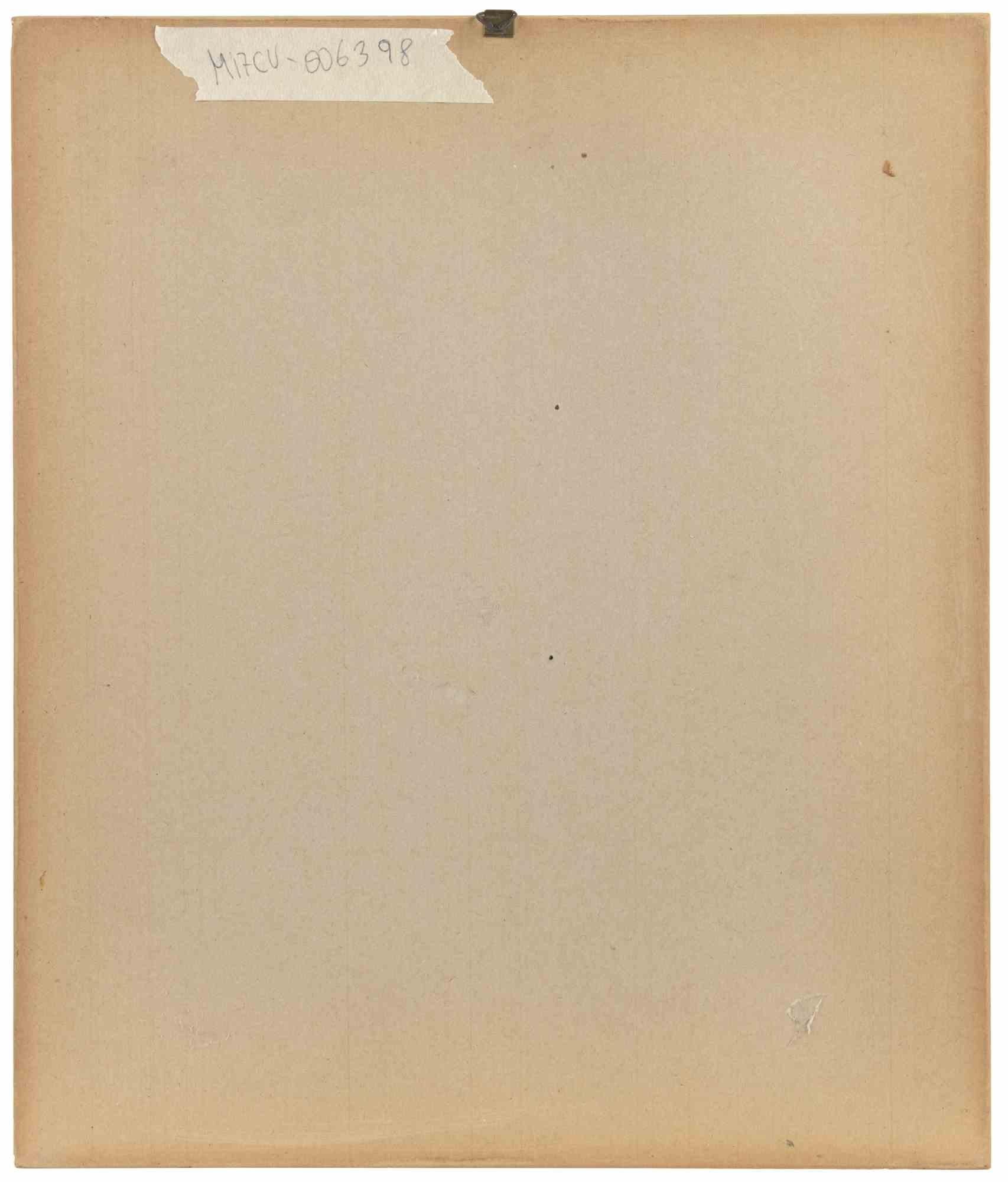 Abstract Composition - Drawing by Mario Guglielmotti - 1973 For Sale 3