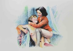 Erotic Scene - Drawing - 2020s