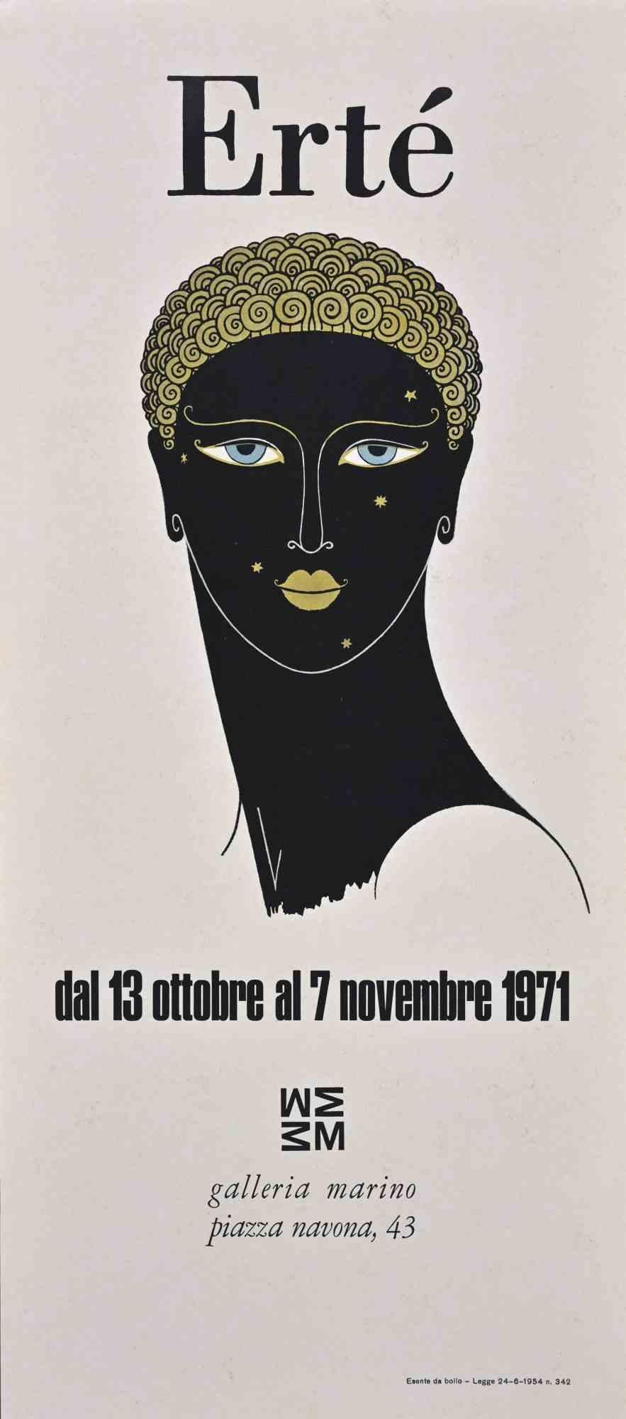 Ertè - Exhibition Poster - Screen Print - 1971