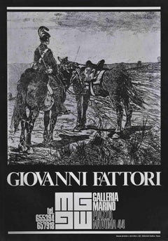 Póster Giovanni Fattori - Impresión offset - Años 70
