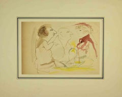 Figuren – Zeichnung von Mino Maccari – 1945