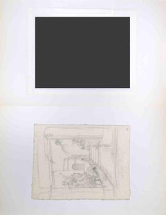 Italian Villa - Drawing By Isidore Pils - Mid-20th Century