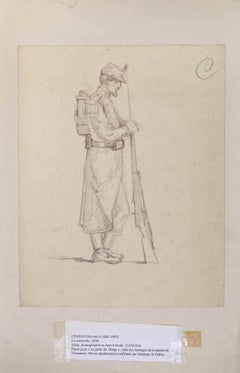 La Sentinelle - Dessin de Maurice Chabas - 1898