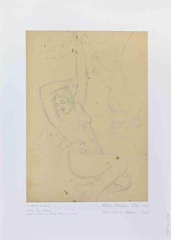 Etude pour la Pologne - Drawing By Alfred Plauzeau - Early 20th Century