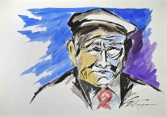 Portrait - Drawing by Arturo Pagano - 1980s