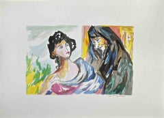Figures - Drawing by Arturo Pagano - 1980s