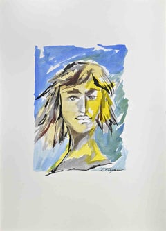 Portrait - Drawing by Arturo Pagano - 1980s