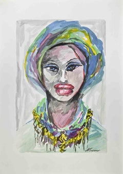 Portrait - Drawing by Arturo Pagano - 1980s