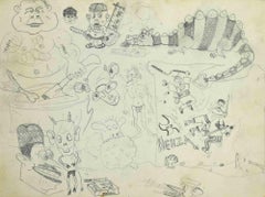 Figuras - Dibujo - Mediados del siglo XX