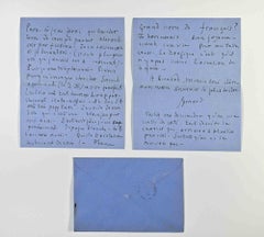 Lettera di Bernard Fay alla contessa Anna Laetitia Pecci - Inizio del XX secolo