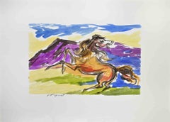 Das Pferd – Zeichnung von Arturo Pagano – 1980er Jahre