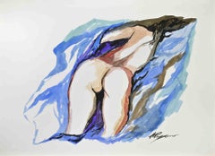 Nude - Drawing by Arturo Pagano - 1980s