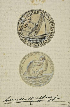 Study for Medals by Aurelio Mistruzzi - 1940s