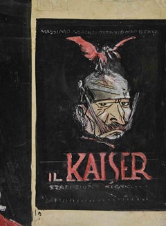 Kaiser - Disegno di Gabriele Galantara - Inizio XX secolo