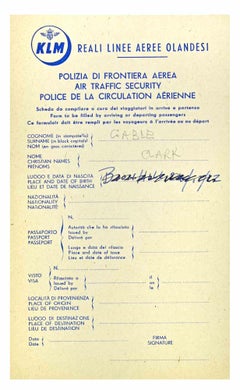 Autograph Custom Identification - 1960s