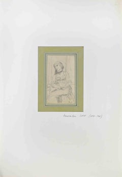 Femme - Drawing de Maximilien Luce - Début du 20e siècle