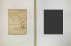 L'albero - Disegno di Henry Lerolle - Inizio del XX secolo