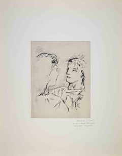 Daphne y Chloe -  Litografía de Pierre Bonnard - 1930 ca.