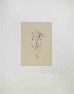 Figure - Drawing by Felix Barrias - Late 19th Century