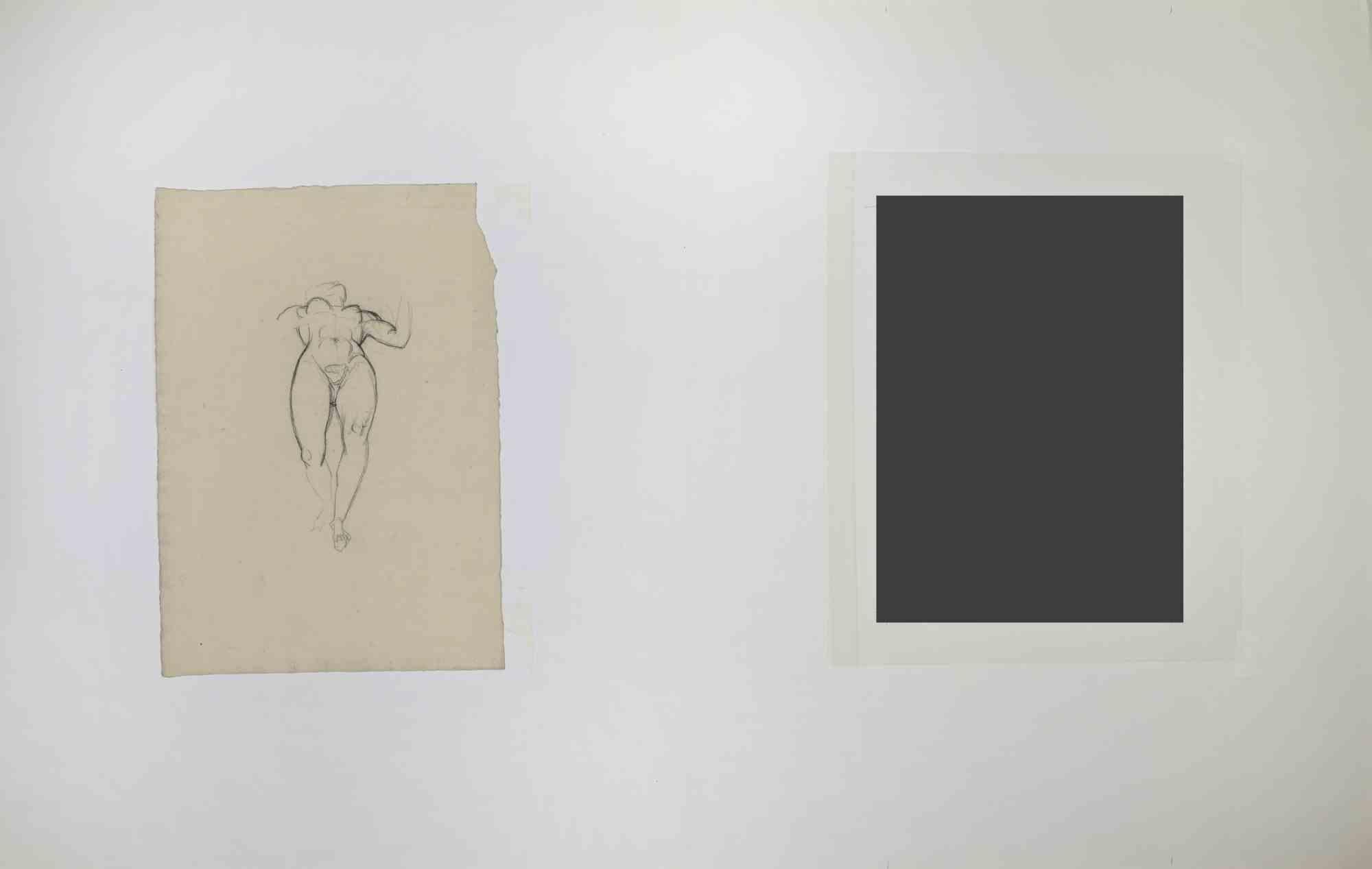 Figure - Drawing by Felix Barrias - Late 19th Century - Art by Félix Barrias