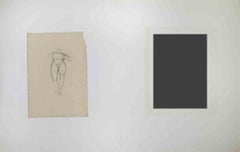 Figure - Drawing by Felix Barrias - Late 19th Century