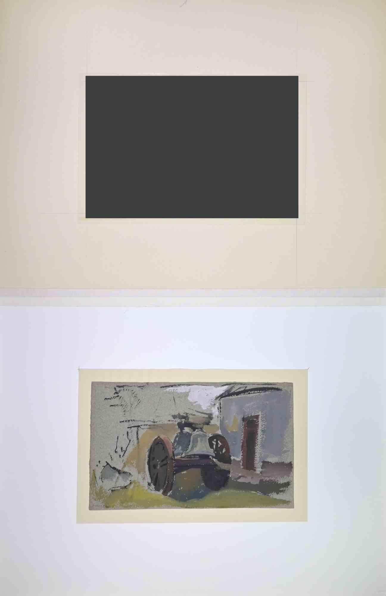 The Bell -  Paint by Paul Emile Colin - Mid-20th Century For Sale 1
