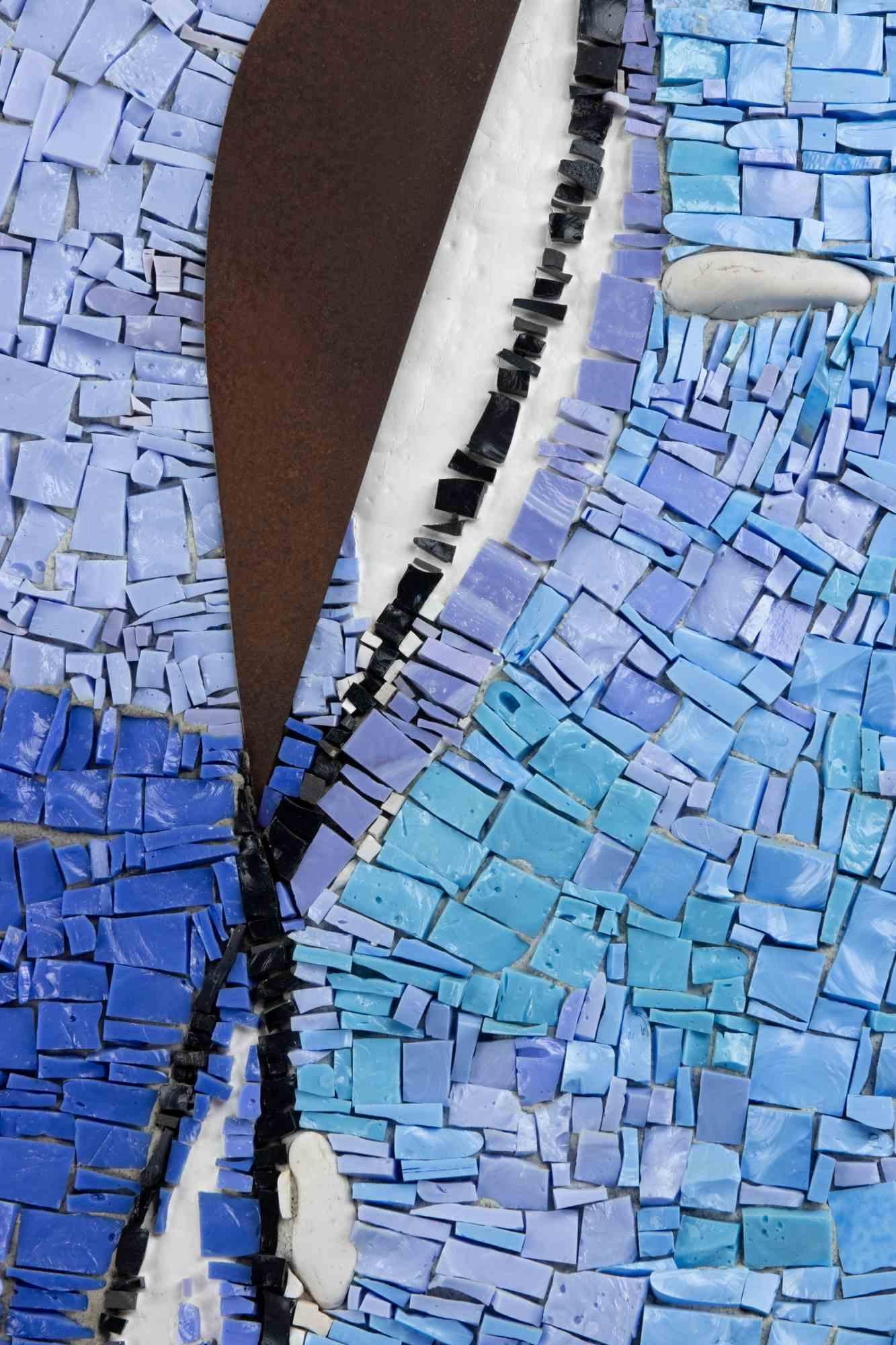 Abstract Composition - Mosaic by Tommaso Cascella - 1990s For Sale 1