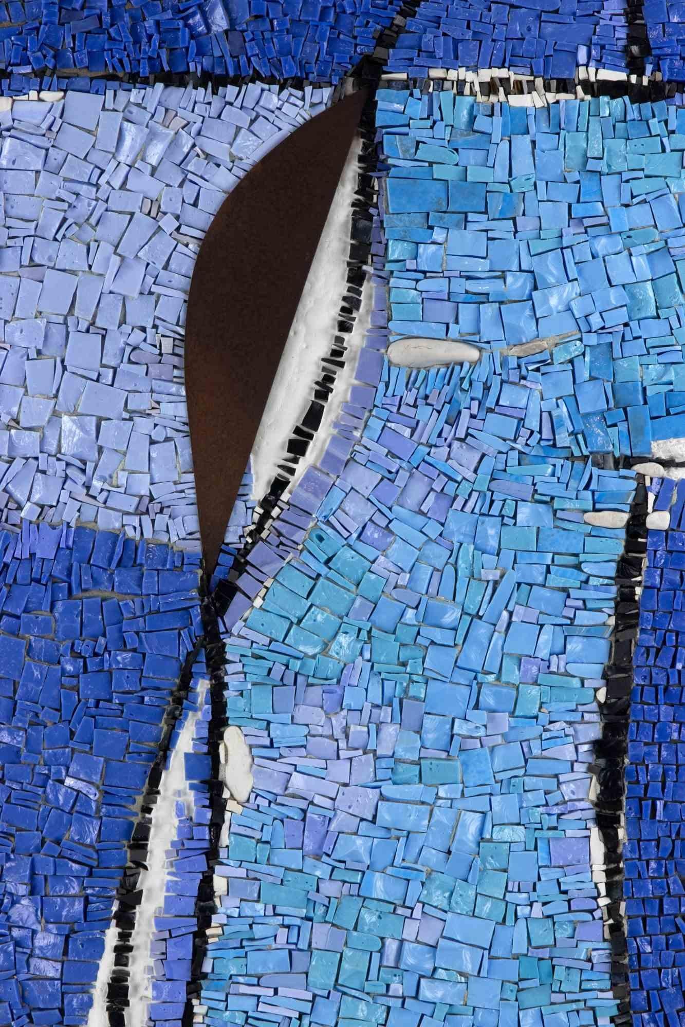 Abstract Composition - Mosaic by Tommaso Cascella - 1990s For Sale 2