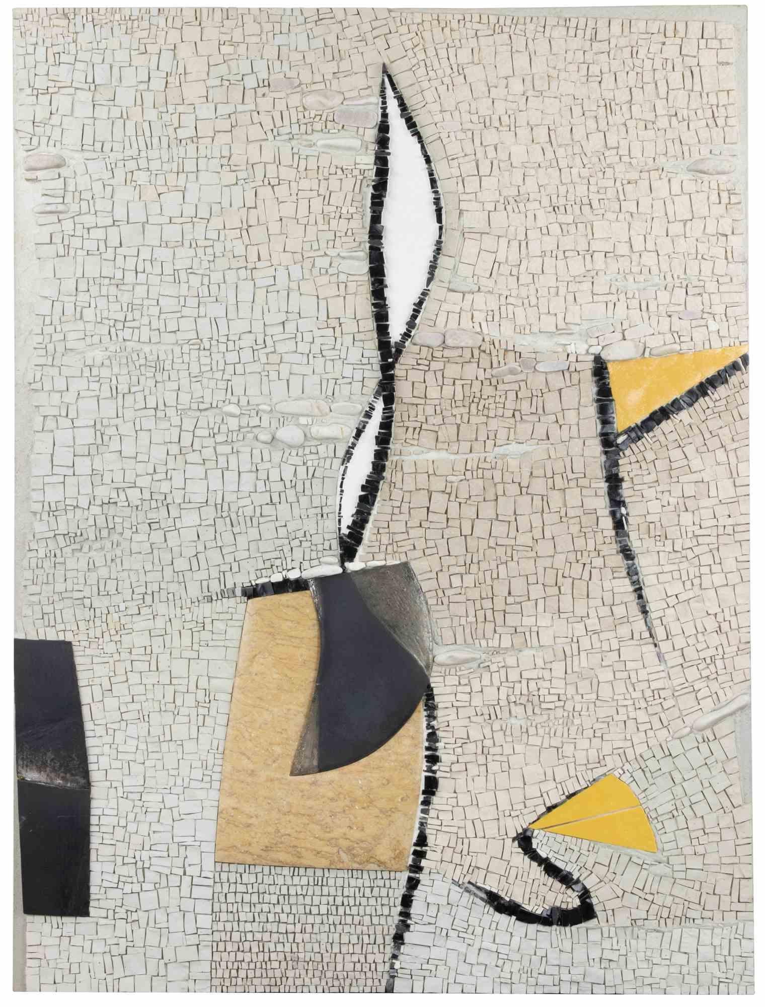 Abstract Composition - Mosaic by Tommaso Cascella - 1990s