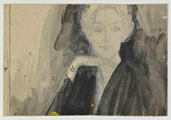 La signora - Disegno - Metà del XX secolo