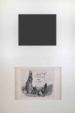 The  Board - Lithograph by Auguste Raffet - 1836