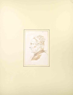 El perfil - Dibujo - Finales del siglo XIX
