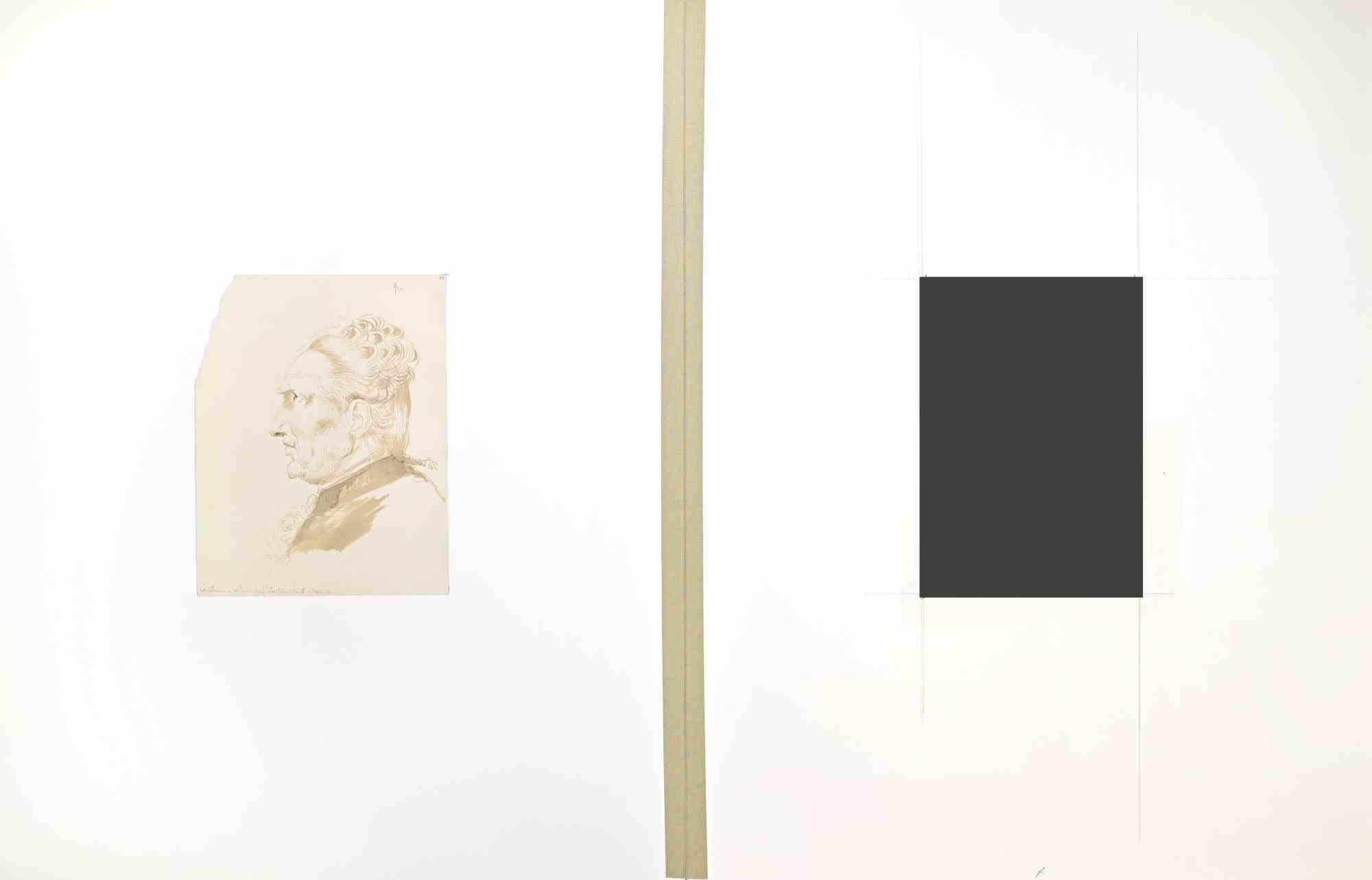 Il profilo - Disegno - Fine del XIX secolo - Art di Unknown