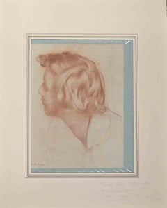 El Retrato - Dibujo de Émile Lévy - 1856
