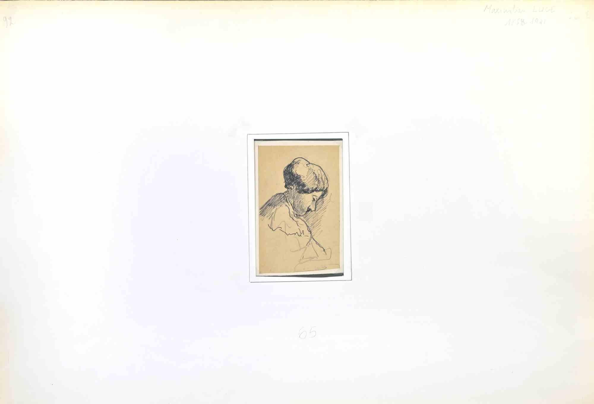 El Retrato - Dibujo - Principios del siglo XX