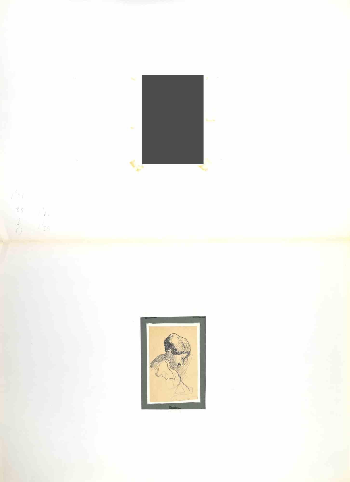 The Portrait - Drawing - Early 20th century - Modern Art by Unknown