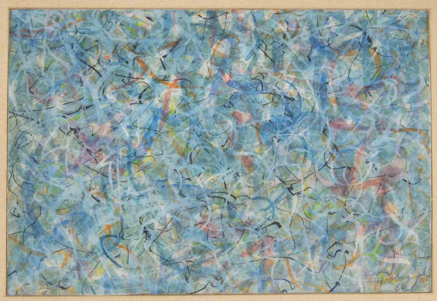 Abstract Composition - Drawing by Mark Tobey - 1960