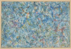Composición abstracta - Dibujo de Mark Tobey - 1960