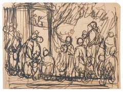 Le figure - Disegno di Gabriele Galantara - Inizio XX secolo