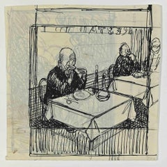 Die Figuren – Zeichnung von Gabriele Galantara – frühes 20. Jahrhundert