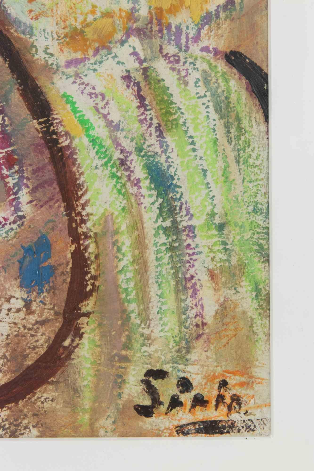 Natura morta - Acquerello di Sirio Pellegrini - Anni '70 in vendita 2