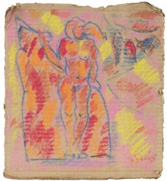 Nudo - Disegno di Sirio Pellegrini - Anni '60