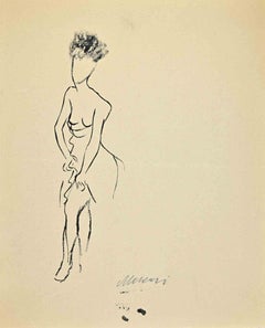Mujer - Dibujo de Mino Maccari - Años 60