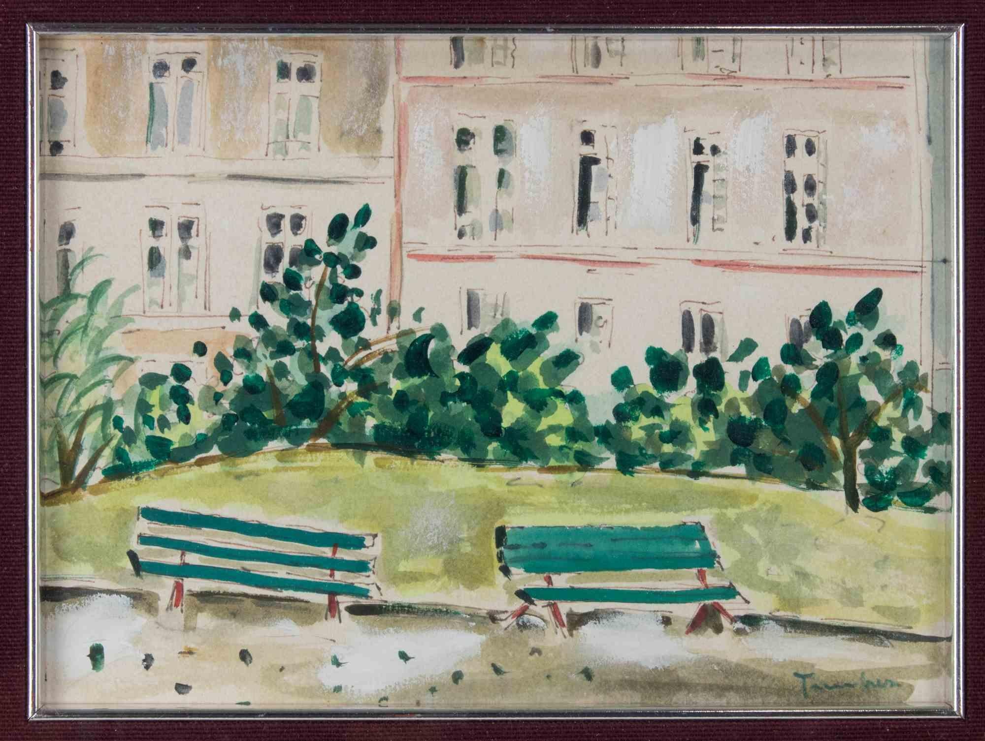 Airplane Drawings and Watercolor Paintings