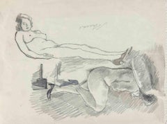 Nudes - Drawing by Mino Maccari - 1934 ca.