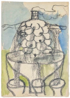 The Abundance – Zeichnung von Mino Maccari – 1950er Jahre