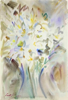 Bouquet of Flowers - Drawing by Carlo Ravagnan - 1960s