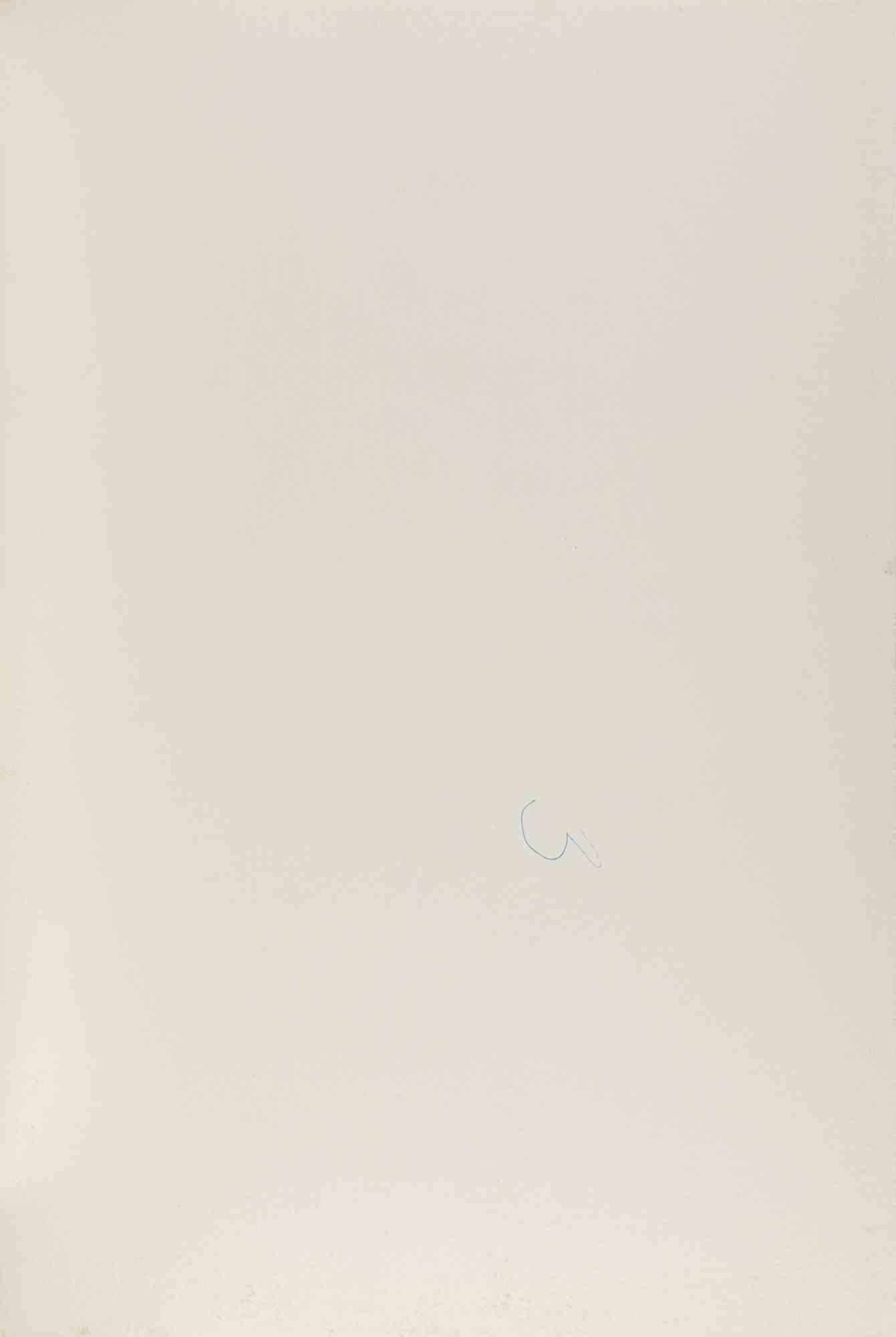 View of Venice - Drawing by Carlo Ravagnan - 1970s For Sale 1